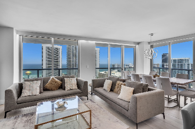 BeachWalk T2601 - Panoramic view 3BD / 3BA Hollywood Beach
